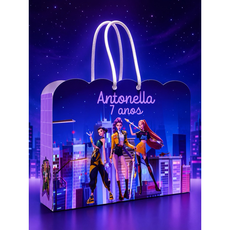 Sacola/sacolinha Nuvem Personalizada-QUALQUER TEMA | Com Nome e Idade | Lembrancinha Festa Infantil TAMANHO MAIOR