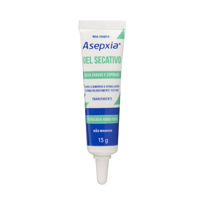 Gel Secativo de Cravos e Espinhas Asepxia com 15g