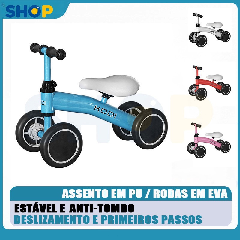Para Casa/Parque: Carrinho Infantil Sem Pedal com 4 Rodas, Silencioso e Seguro P14