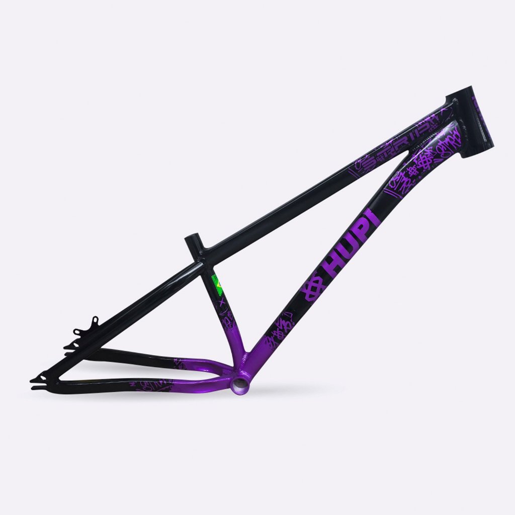 QUADRO HUPI STRIP GANCHEIRA HORIZONTAL COR ROXO/PRETO