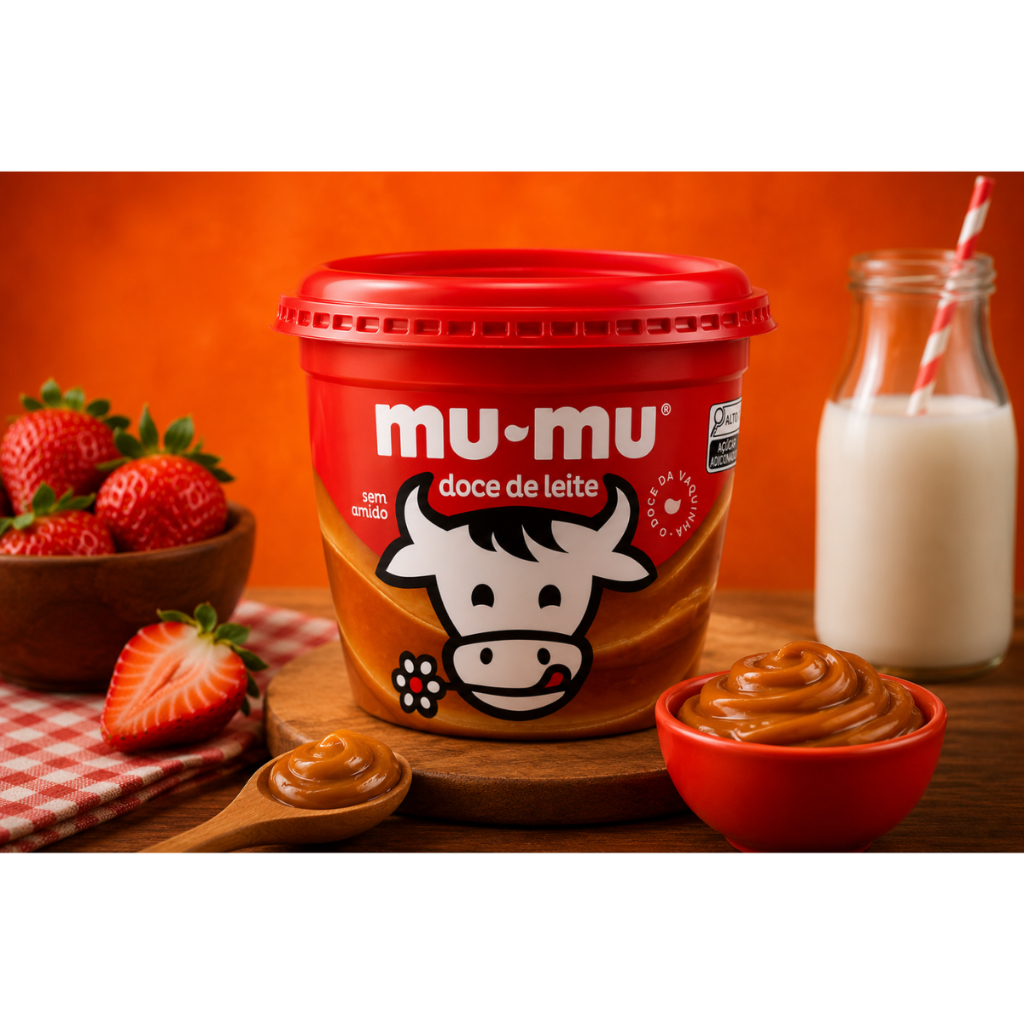 DOCE DE LEITE MU-MU 350G NEUGEBAUER KIT COM 3/6 OU 12 UNIDADES