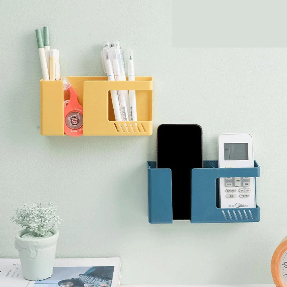Suporte para Celular e Controle Remoto de TV e Ar condicionado de Parede Adesivo Multiuso