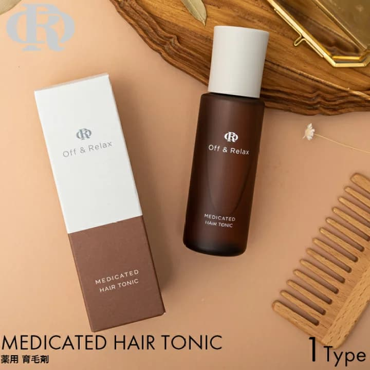 [Direct from Japan] Off & Relax OR Medicated Hair Growth Tonic 100ml | Triple Active Ingredients Type 17 Collagen | Hair