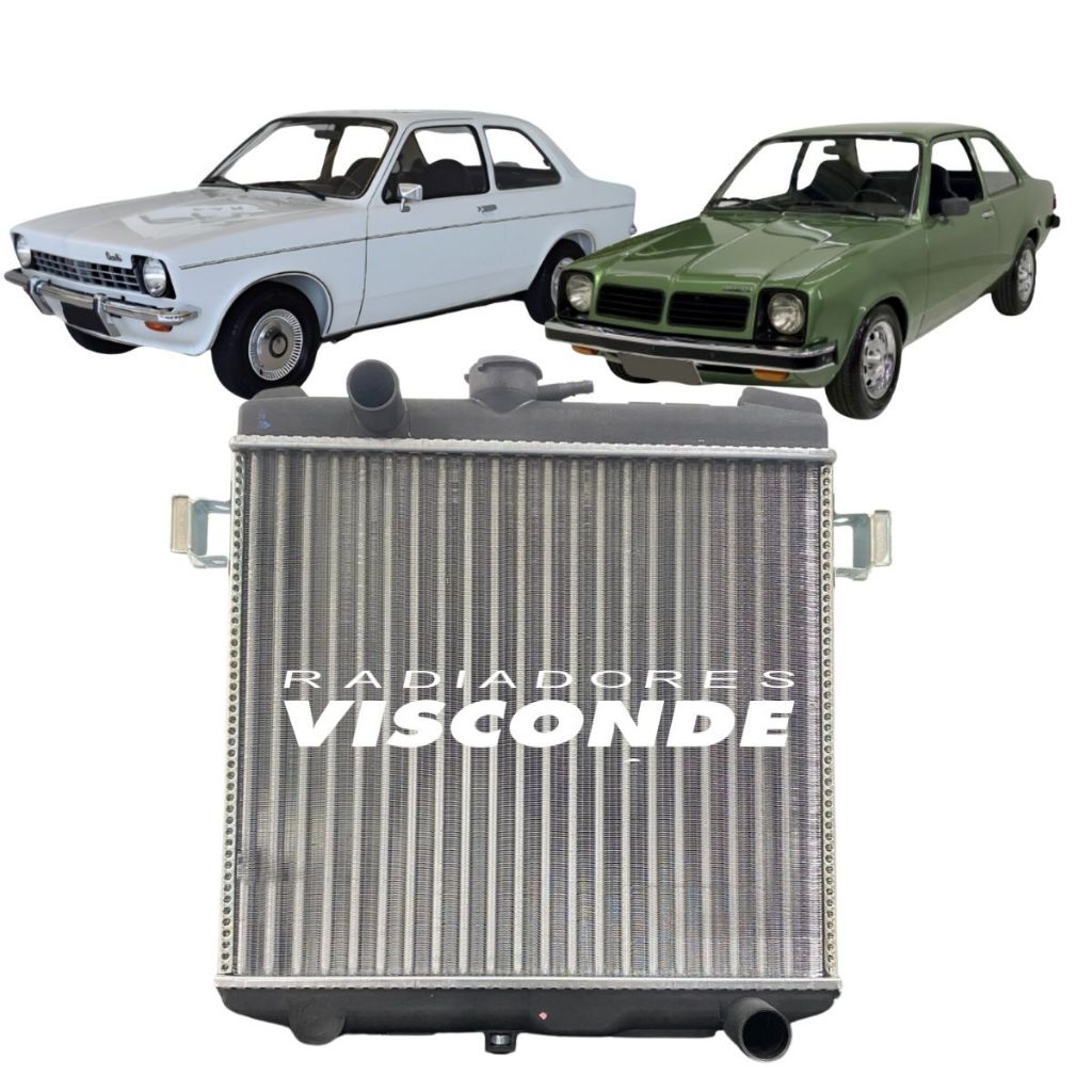 Radiador Visconde Gm Chevette Chevy 1.4 1.6 1974 1976 1978 1980 1982 a 1995
