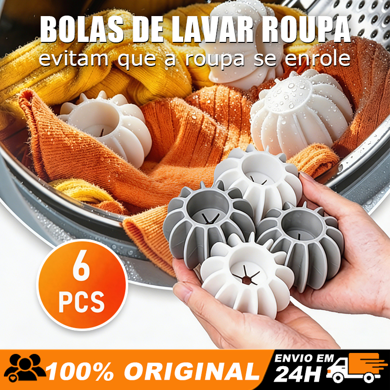 Removedor de Pelos Mágico Bolas Silicone Reutilizável para Máquina de Lavar