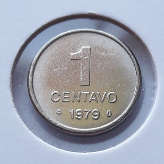Moeda 1 centavo 1979 Sojinha.