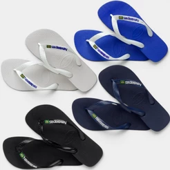 Chinelo Havaianas Brasil Logo Original