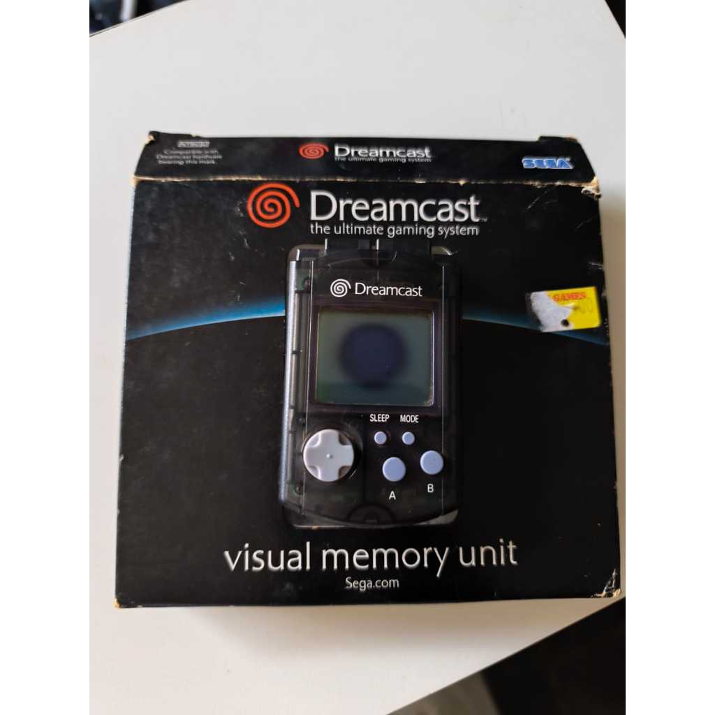 VMU original Dreamcast com caixa Sony