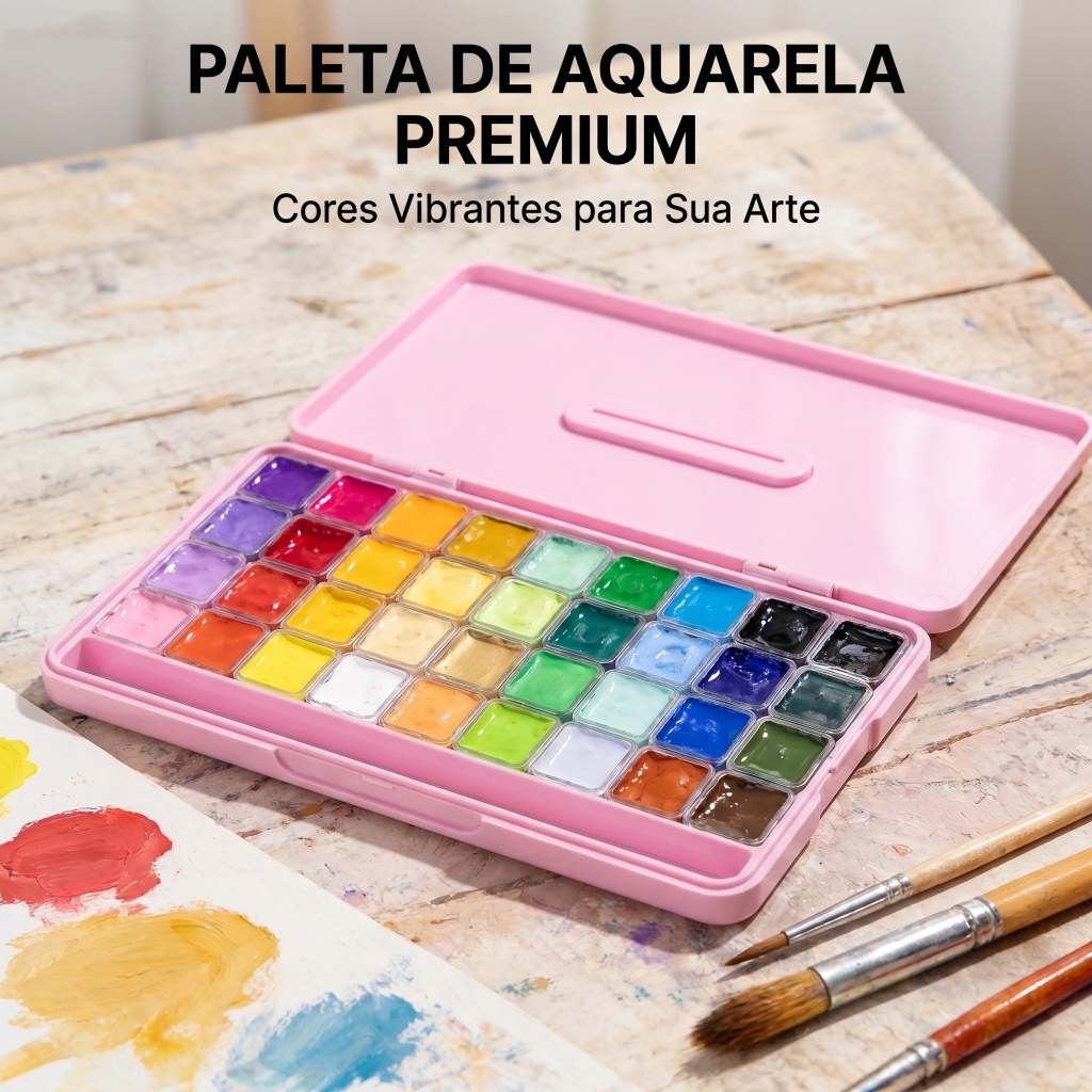 MIYA Tinta Gouache 24/36/56Cor em Pastilha Portable Plastic Paint Box Watercolor Palette Acrylic Oil Gouache Subpackage