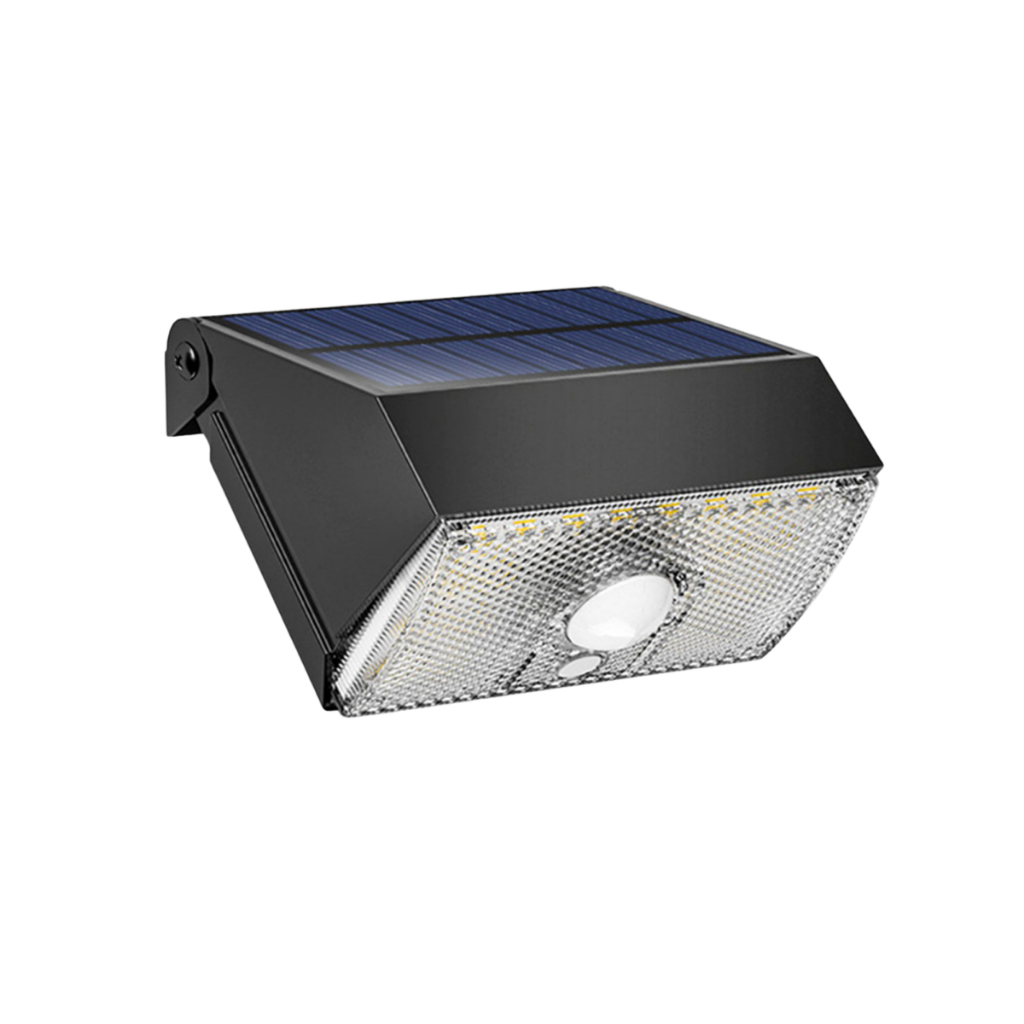 Luminaria Solar Komeco 1000LM Bivolt ip65 ALYA Led Externa Com Sensor Residencial Jardim Resistente Energia Quintal