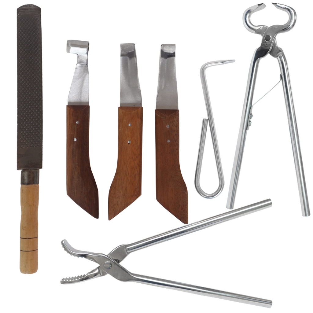 Kit Ferrador /turquesa E Jogo De Rinete + Grosa Casqueamento + alicate jacare