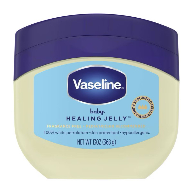 VASELINE BABY HEALING JELLY 368G – HIDRATANTE CORPORAL PROTETOR PARA BEBÊ PELE SECA IMPORTADO