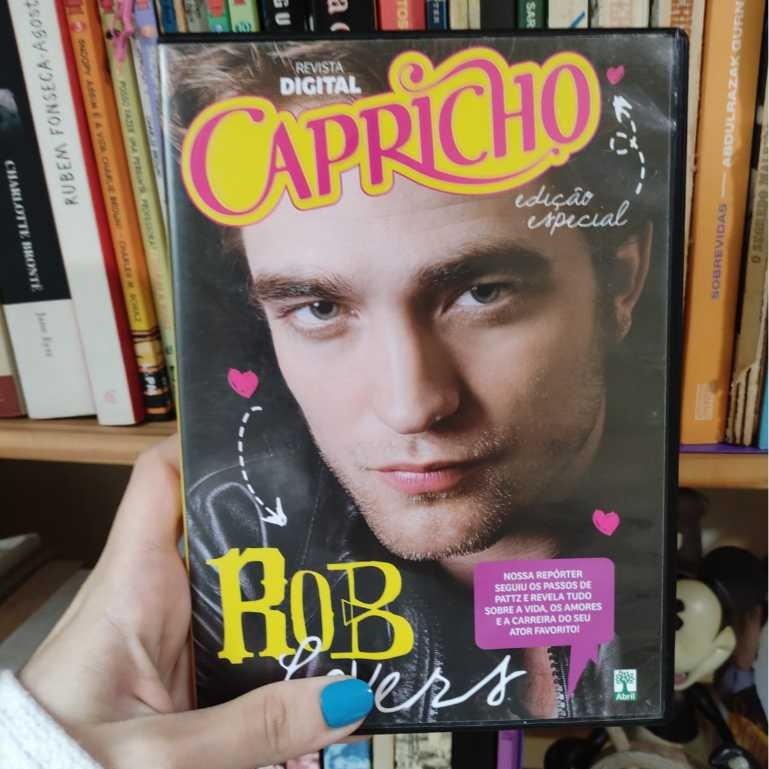 DVD Usado Revista Digital Capricho Rob Lovers - Robert Pattinson - 2010, Ainda Funciona