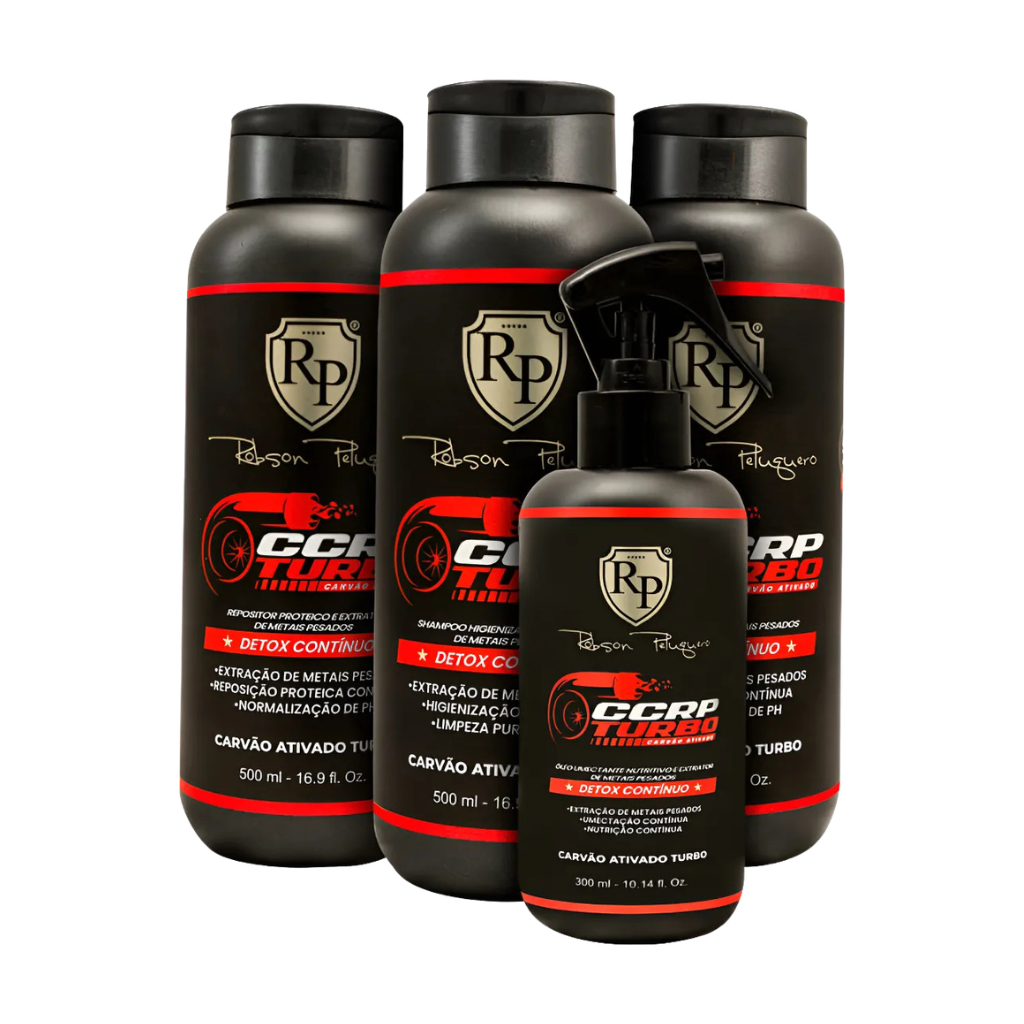 CCRP Turbinado 500ML Robson Peluquero Carvão Ativado