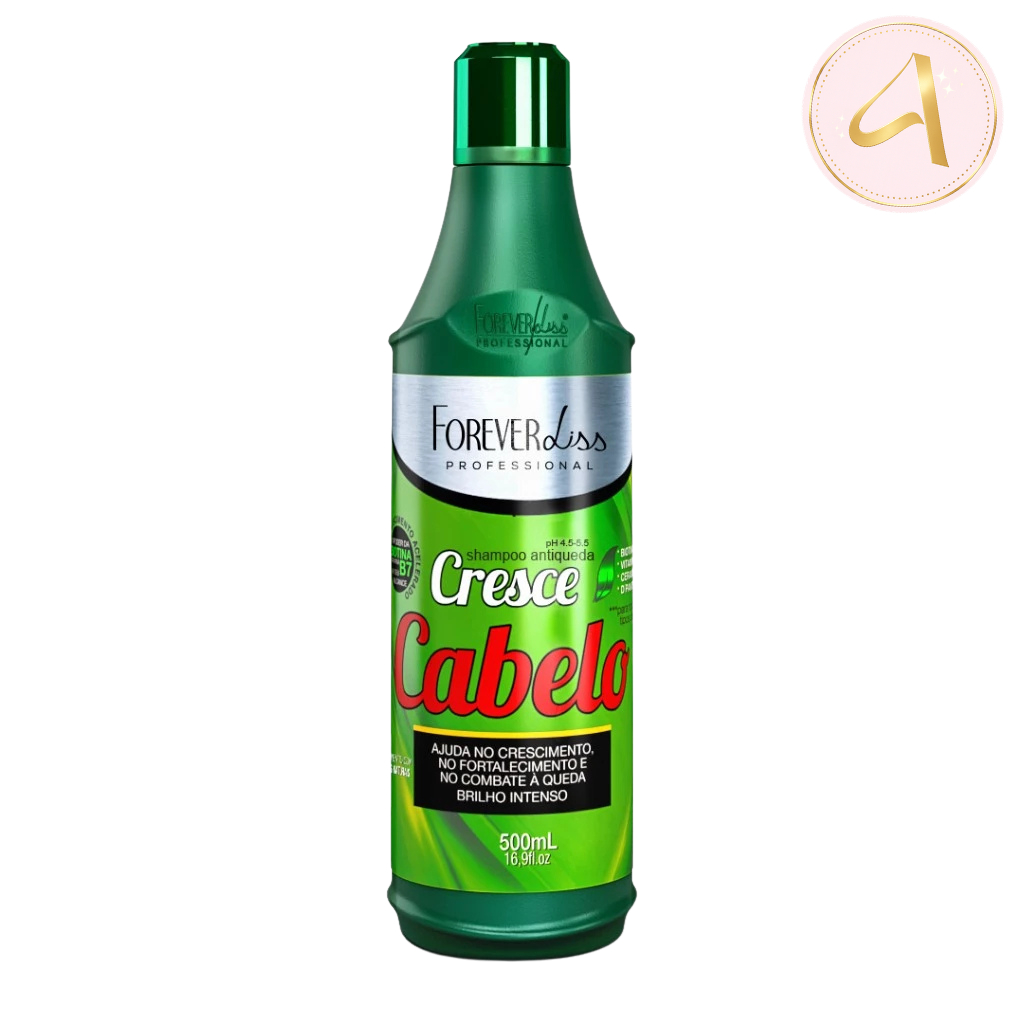 Forever Liss Shampoo Cresce Cabelo Crescimento Fortalecido e Antiqueda (500ml)
