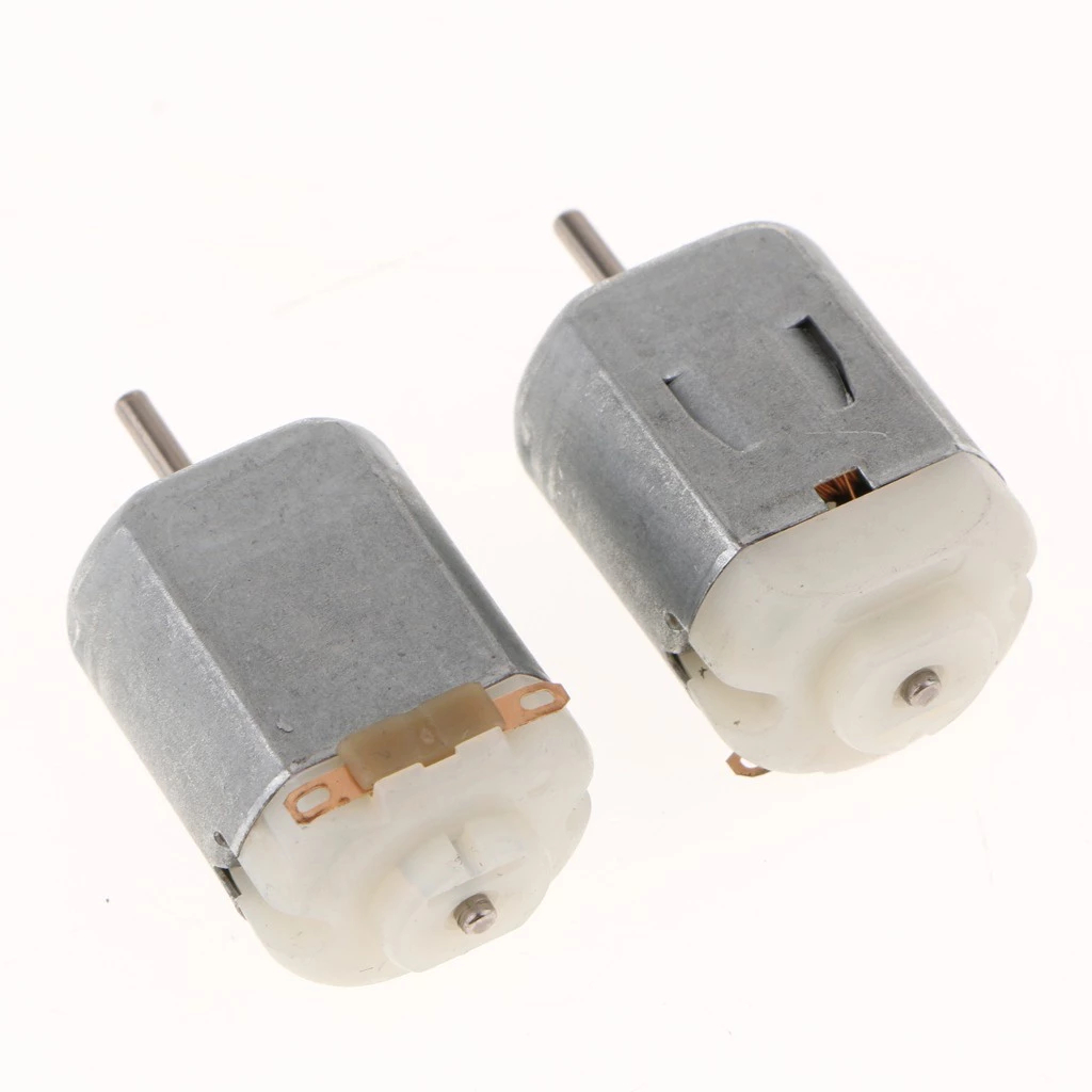 Kit 2 Mini Motor 130 Motorzinho Dc 3 A 6v Para Robótica Arduino