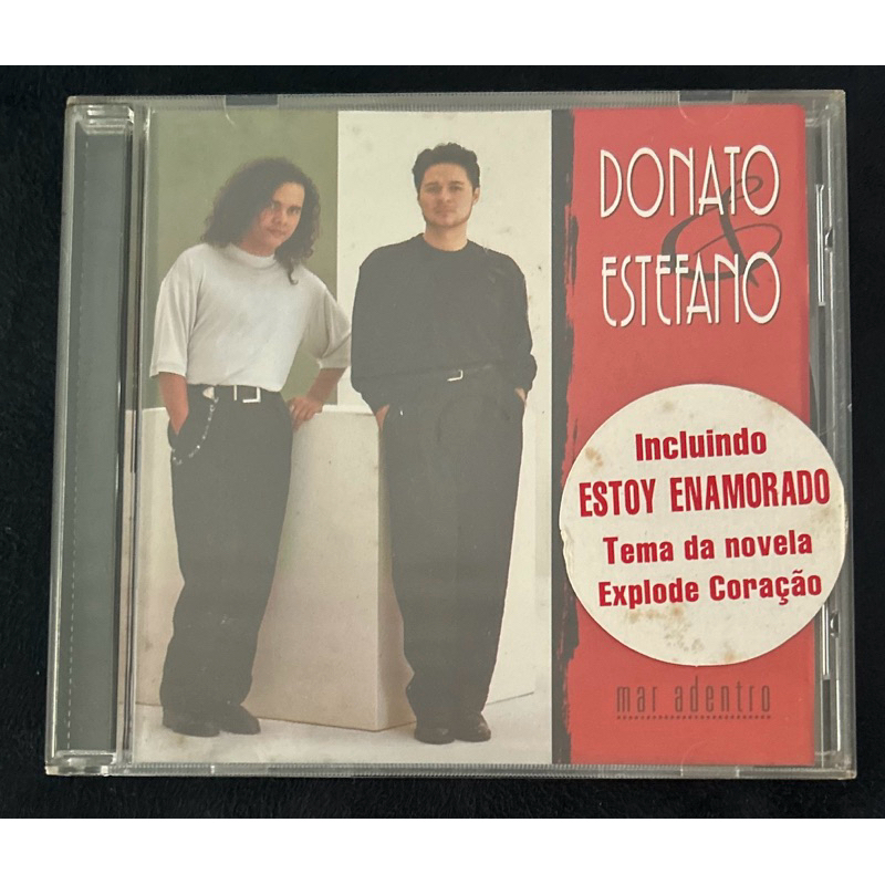 CD Donato & Estefano Mar Adentro 1995 Brasil Estoy Enamorado Novela Explode Coração