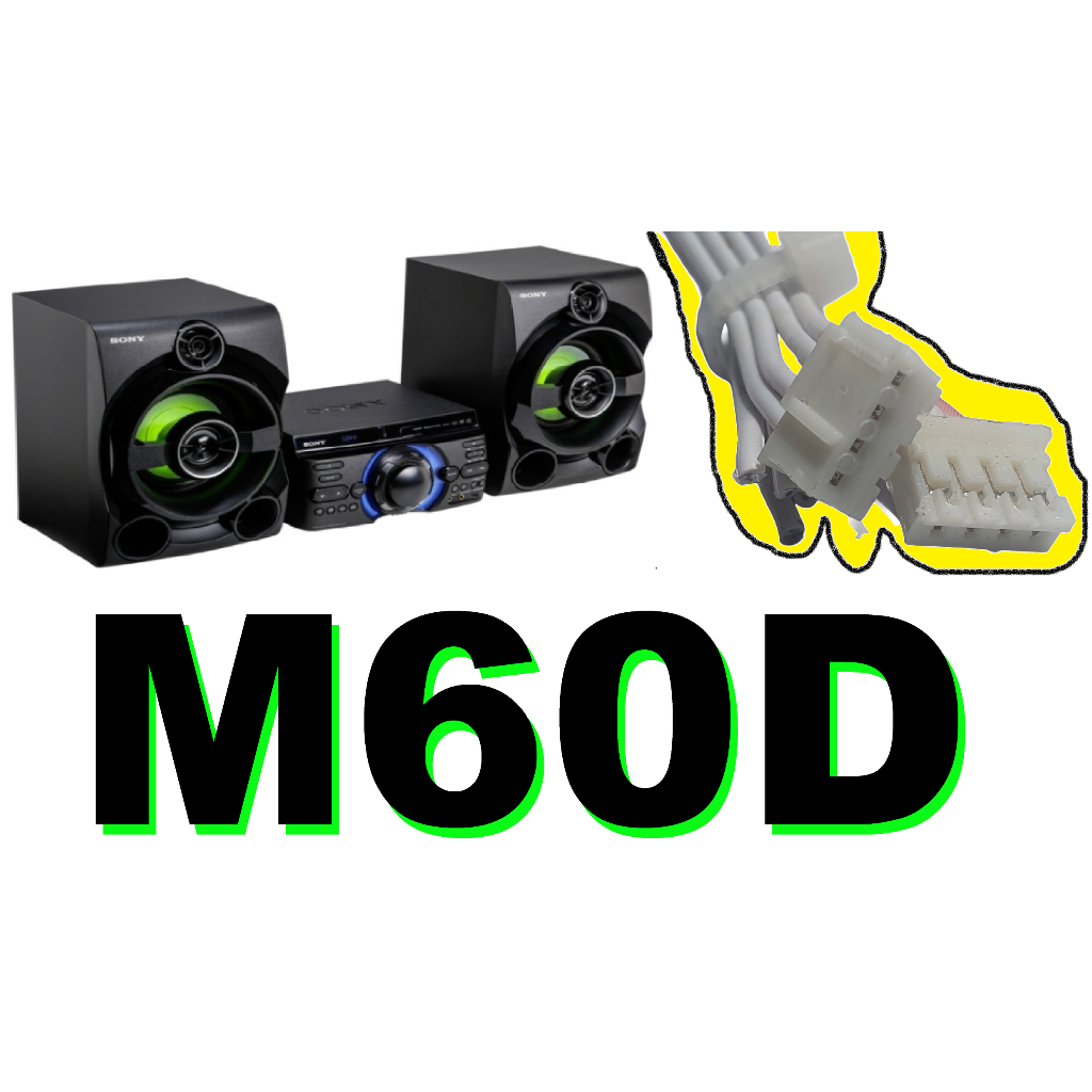 2 Conectores Do Led Sony M60d / Plug Do Led Sony Mhc M60d (Usado)