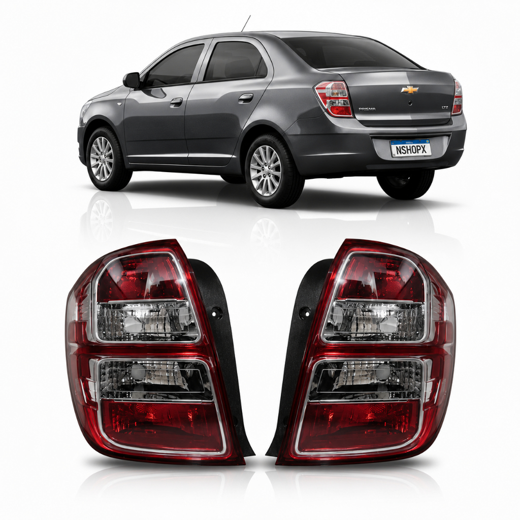 Par Lanterna Traseira Cobalt 2012 2013 2014 2015 Sinaleira Bicolor ED