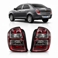 Par Lanterna Traseira Cobalt 2012 2013 2014 2015 Sinaleira Bicolor ED