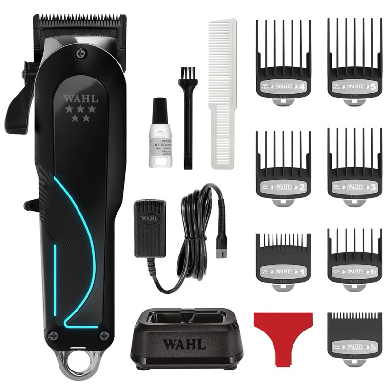 Wahl Maquina de Corta Cabelo Profissional Senior 2.0 Motor 8000 RPM e Carregador Power Station