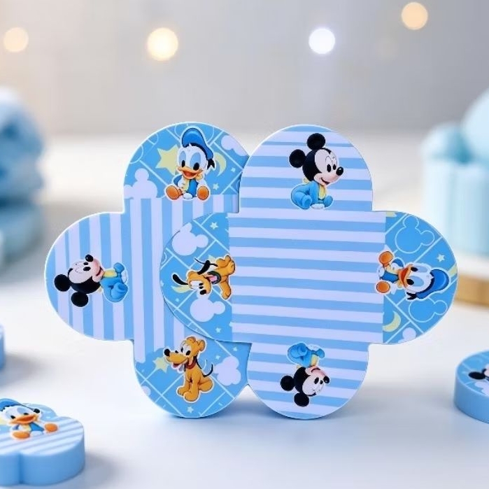 Forminhas Para Doces Mickey Baby - Personalizado no tema - Lembrancinha de Festa - Aniversário - Decoração