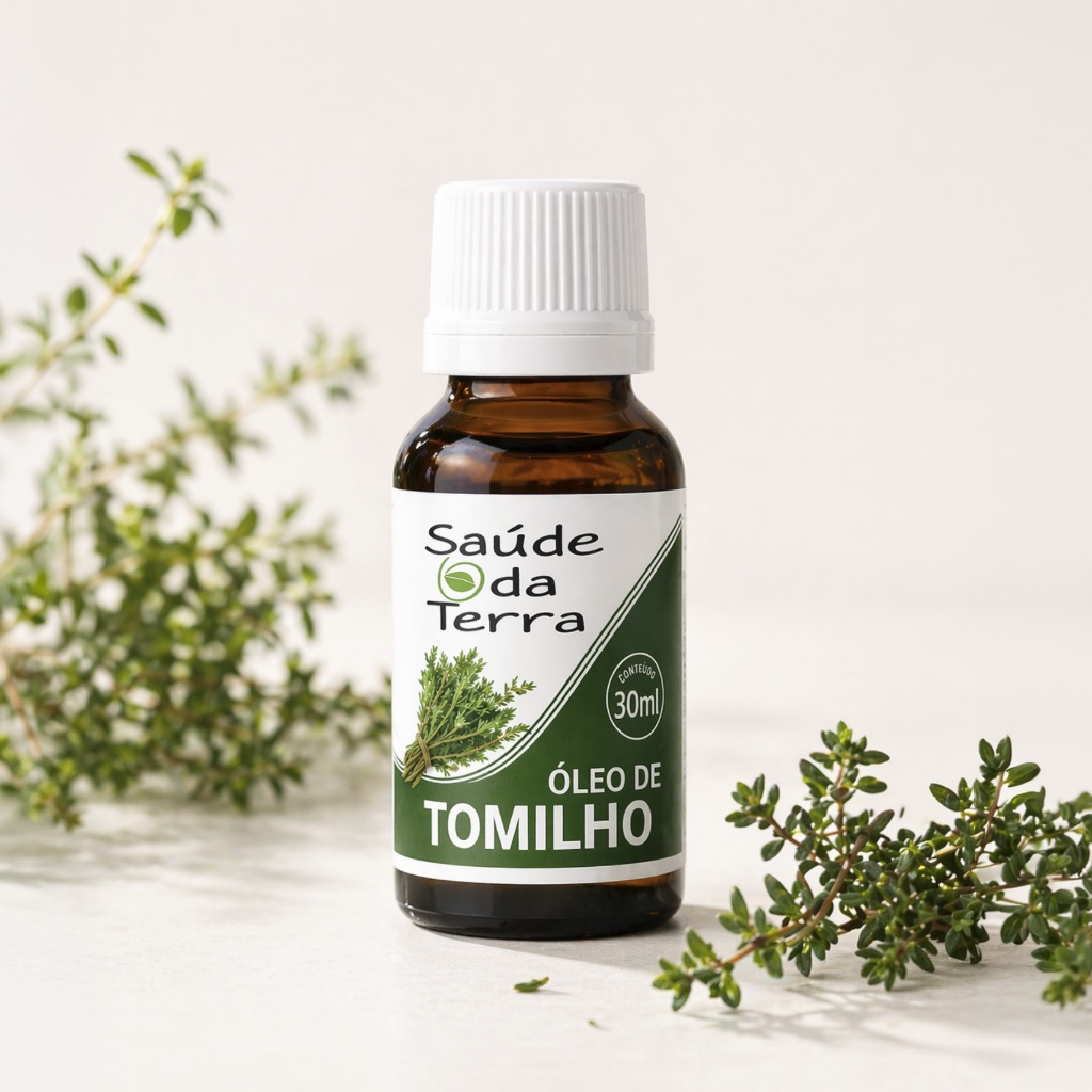 Óleo de Tomilho 30ml: Antisséptico, Energizante e Revitalizador Natural