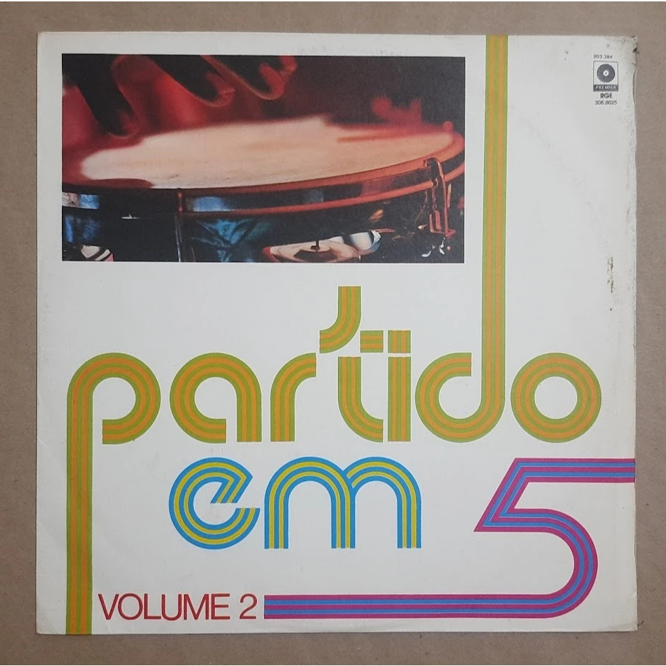 Lp Partido Em 5 - Volume 2 - 1983 - Tapecar - Disco de Vinil Samba Candeia Casquinha Wilson Moreira
