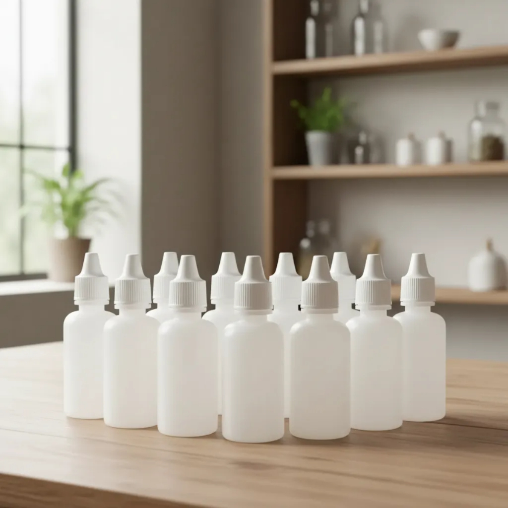 150 Conta Gotas Frasco Plastico 30ml Tampa C/lacre E Batoque
