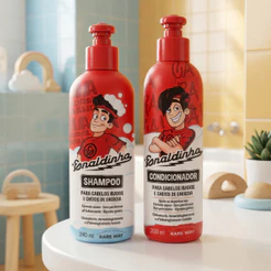 KIT Shampoo 240ml e Condicionador 200ml Enaldinho