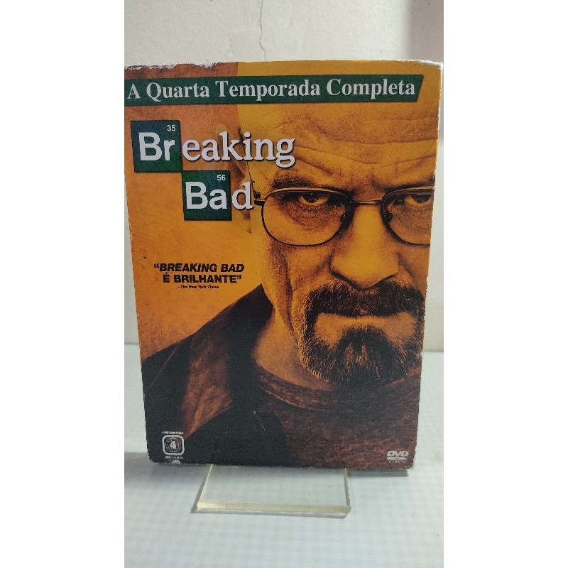 Box DVD Breaking Bad 4ª Temporada Original Com Luva Colecionador