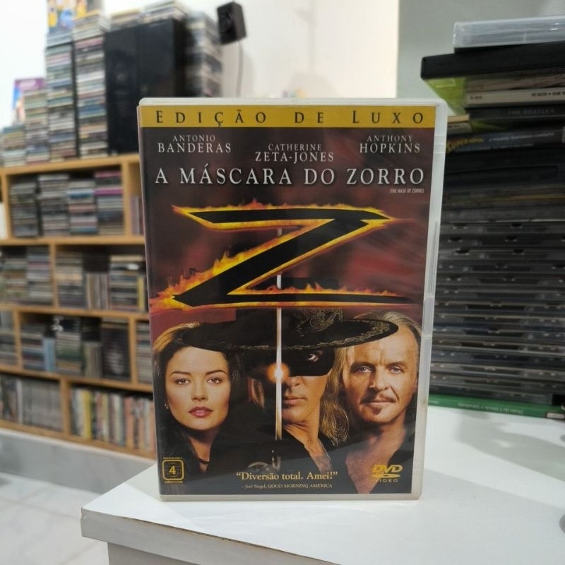 DVD A MASCARA DO ZORRO - ANTONIO BANDERAS (DUBLADO)