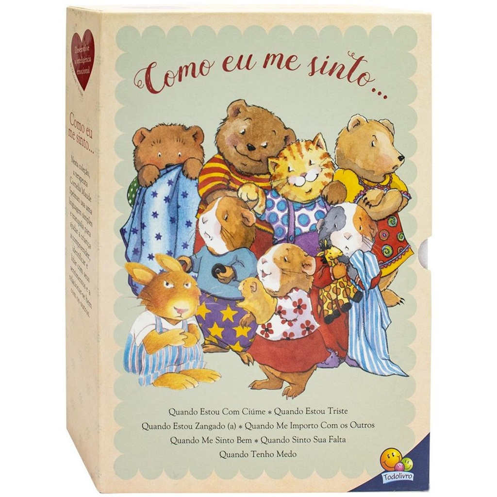 lançamento Box com7 Livros Como Eu Me Sinto
