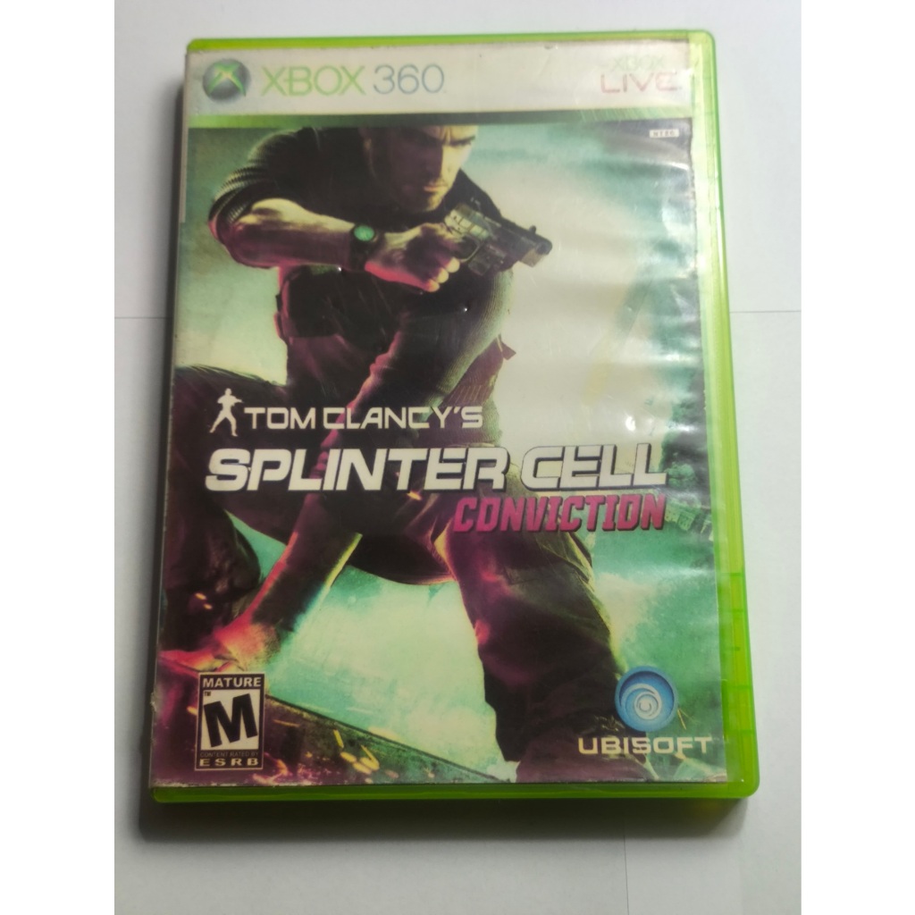 Jogo Original Xbox360 - Splinter Cell Conviction (capa reimpressa)