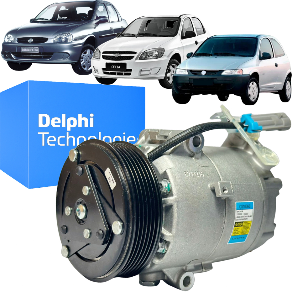 Compressor Delphi Celta Corsa Classic 2002 2003 2004 2005 2006 2007 2008