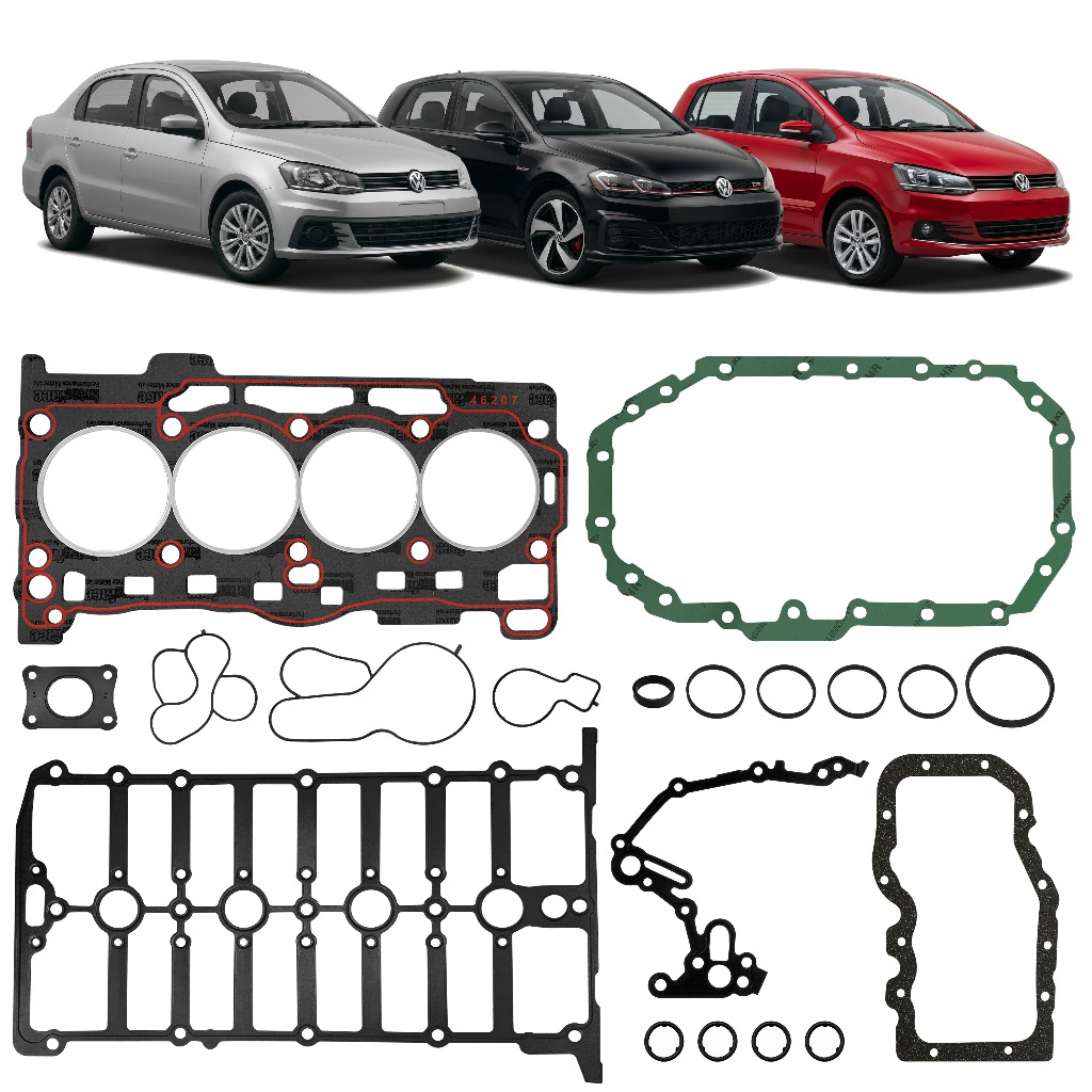 Jogo Junta Motor Fox Gol Voyage Polo 1.6 16v MSI