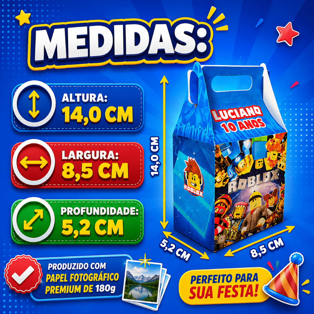 Caixinha Maletinha Homem Aranha Personalizada com Nome e Idade Caixa Surpresa Lembrancinha Festa Infantil Aniversário — imagem 2 de 2