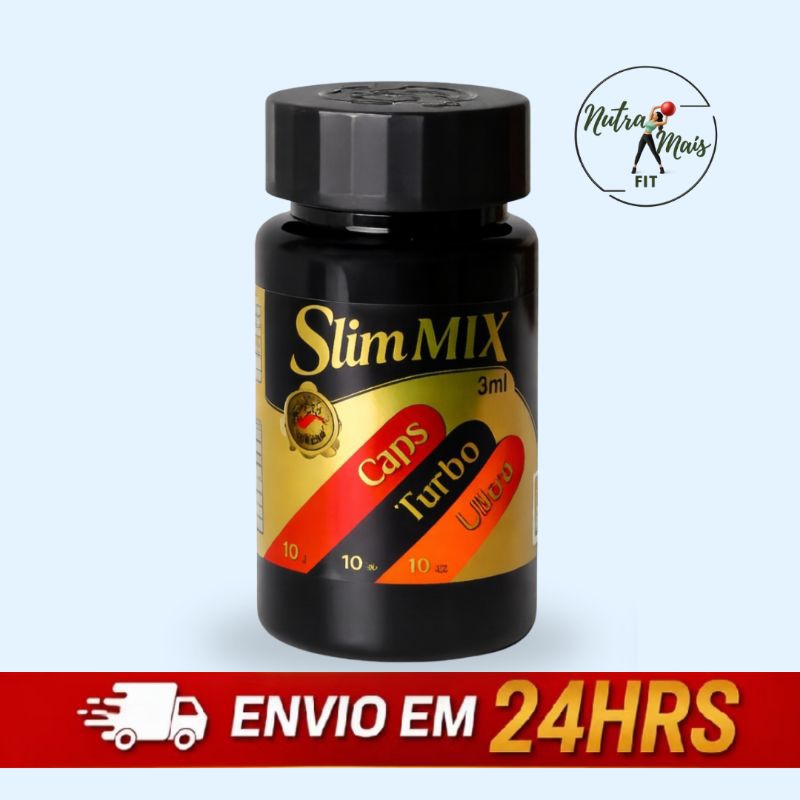 SLIM MIX - 3 em 1- 30 cápsulas - ENVIO IMEDIATO - POTENTE QUEIMADOR DE GORDURA
