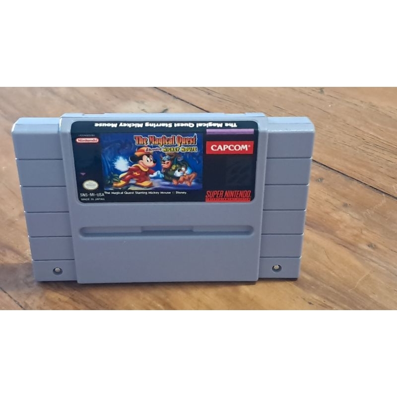 The Magical Quest Starring Mickey Mouse Snes p/ Super Nintendo original Usado