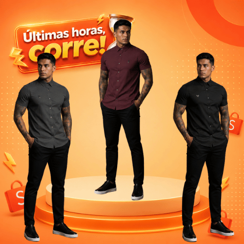 Camisa Masculina Viscose com Elastano Casual e Confortável, ENCONTRE AQUI O QUE VOCE PRECISA