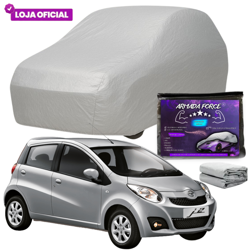 Capa Cobrir Carro JAC J2 Armada Force Forro Total 100% Impermeável Protege Sol Chuva Poeira Anti-Uv