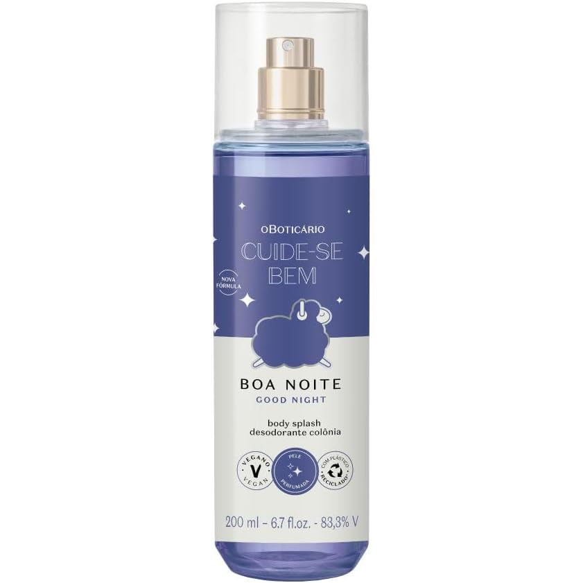 Body Splash Desodorante Colônia Cuide-se Bem Boa Noite 200ml
