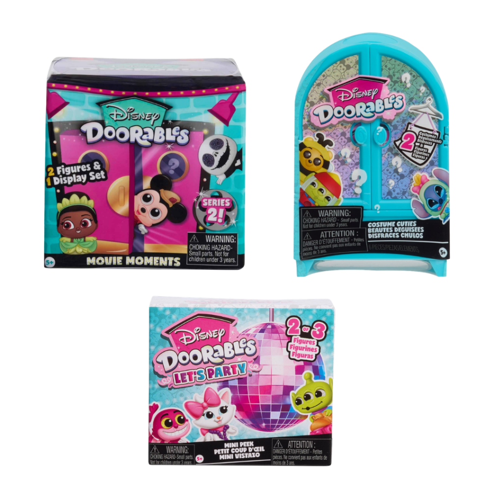 Kit Bonecos Disney Doorables Surpresa Mini Figuras Colecionáveis Mickey Stitch Minnie Disney