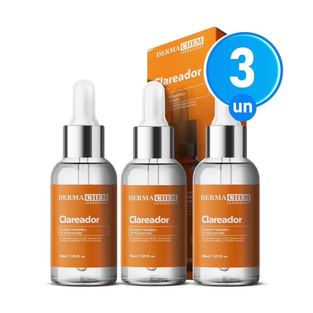 Kit 3 Sérum Clear Clareador 30ml Dermachem