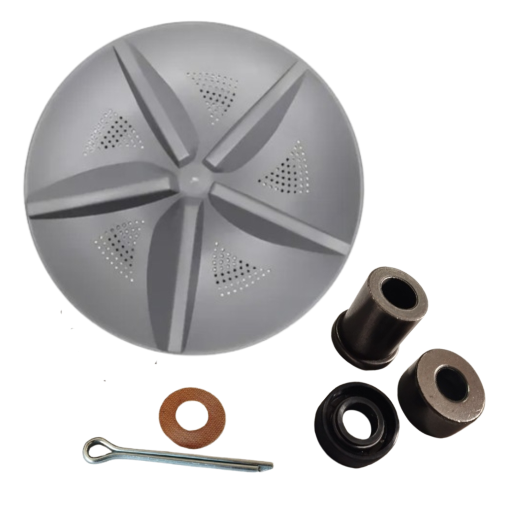 Agitador Batedor Tanquinho Suggar Lavamax 13kg 15kg  cupilha e arruela e Kit Bucha Retentor e