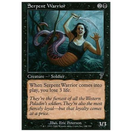 Guerreiro Serpente (Soldado / Guerreiro) - - Magic The Gathering
