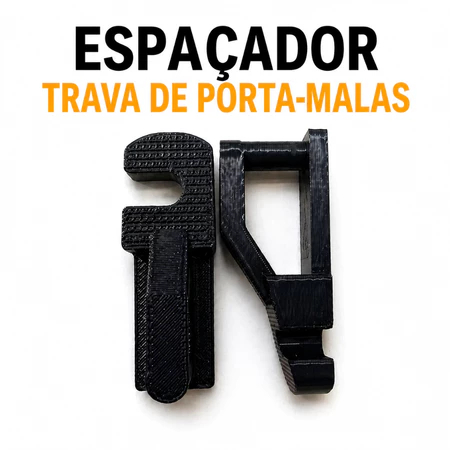 Espaçador de Trava Porta-Malas Ventilação Pet e Som Automotivo