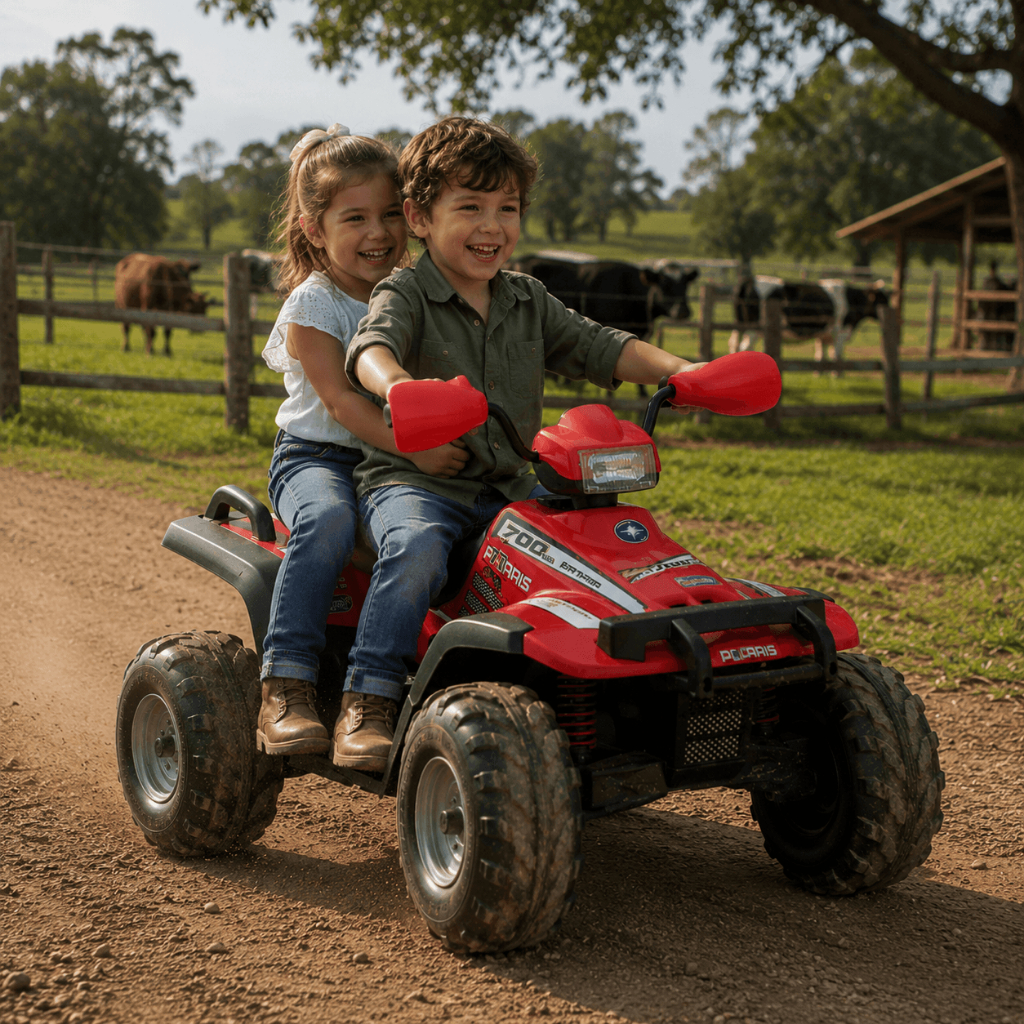 Quadriciclo Peg-Perego Polaris Sportsman 700 Twin-New Red 12V Vermelho