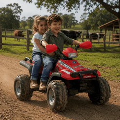 Quadriciclo Peg-Perego Polaris Sportsman 700 Twin-New Red 12V Vermelho