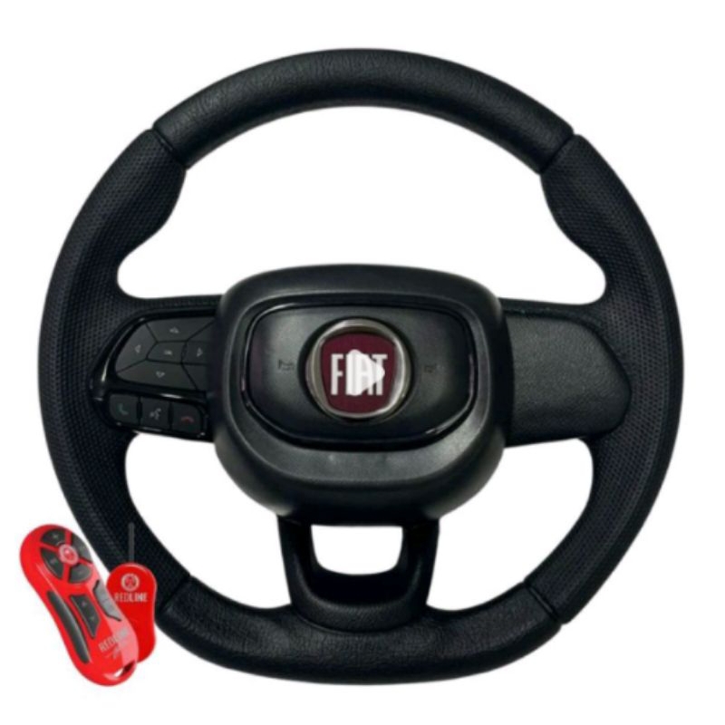 VOLANTE INTERFACE CONTROLE DE SOM E LEDS FIAT SERVE UNO ANTIGO - ELBA - FIORINO - PREMIO - TEMPRA